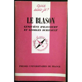1. N°336 Que sais je ? Le blason de Geneviève d'Haucourt et Georges Durivault