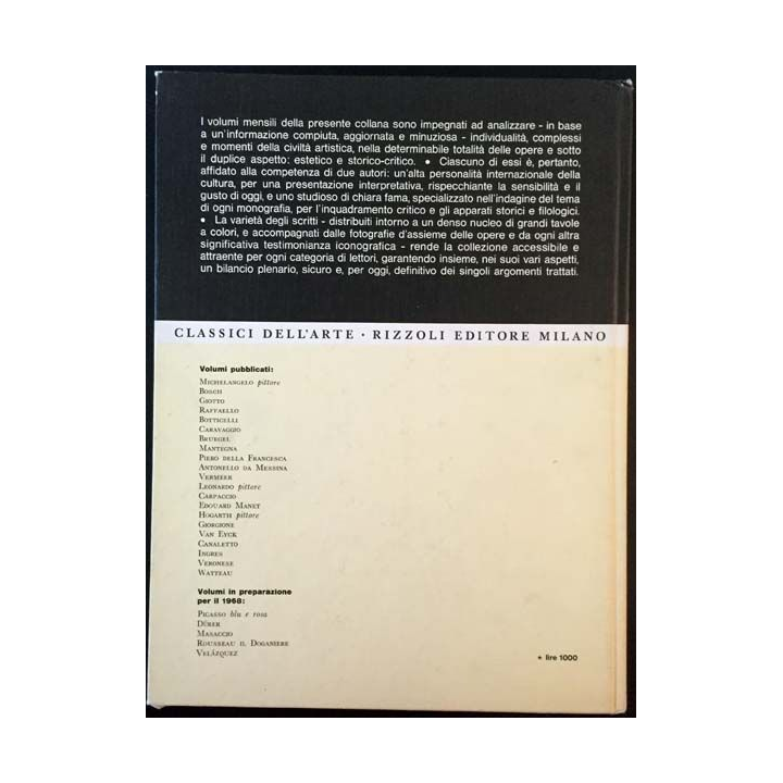 1. L'opera completa di Giotto de Giancarlo Vigorelli aux éditions Rizzoli
