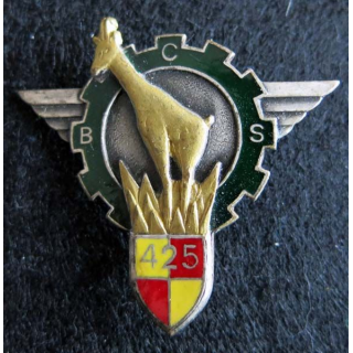 425° BCS : insigne métallique du 425° bataillon de commandemenrt et soutien
