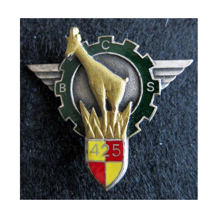 425° BCS : insigne métallique du 425° bataillon de commandemenrt et soutien