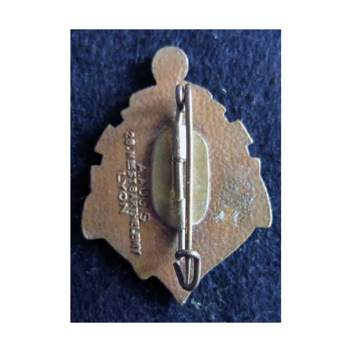 CIT CAP ST JACQUES INDO : insigne métallique de la compagnie d'instruction du train du Cap Saint jacques 