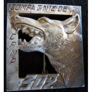 302° CC: Insigne métallique de la 302° Compagnie de Camp fabrication Drago Oivier Métra 