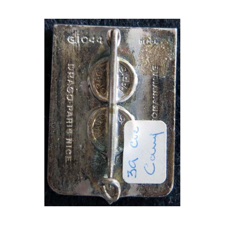 39° CC: Insigne métallique de la 39° Compagnie de Camp G. 1044 