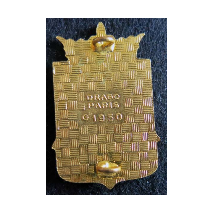 50° CC: Insigne métallique de la 50° Compagnie de Camp  Drago Paris G. 1950