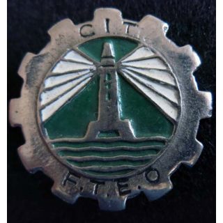 CIT FTEO : Insigne métallique du Centre d'Instruction du Train des FTEO arisanale peint 