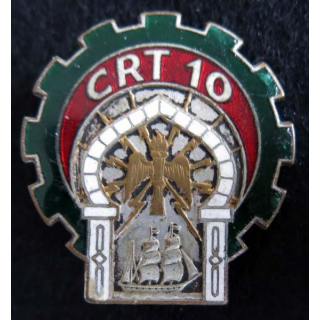 10° CRT : 10° Compagnie Régionale du Train  Drago Paris G. 1241 léger éclat d'émail