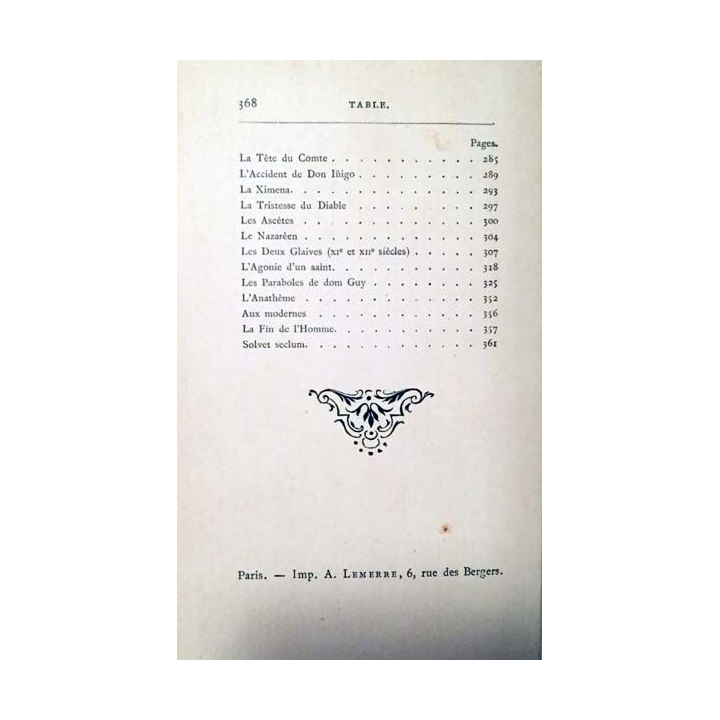 1. Oeuvres de Leconte de Lisle Poèmes barbares aux éditions Librairie Alphonse Lemerre