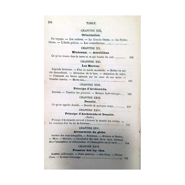 1. Simples entretiens sur la physique et la cosmographie de Mme I. A. Rey aux éditions Librairie Hachette