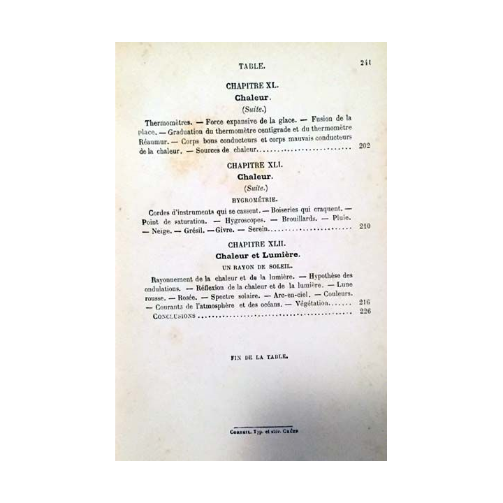 1. Simples entretiens sur la physique et la cosmographie de Mme I. A. Rey aux éditions Librairie Hachette