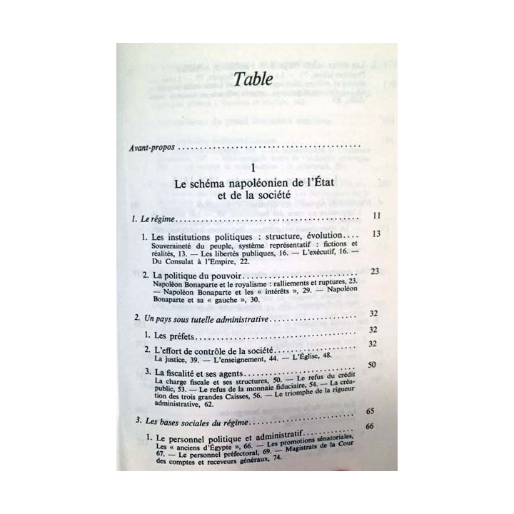 1. L'Épisode napoléonien - aspects intérieurs 1799 - 1815 de Louis Bergeron aux éditions du Seuil