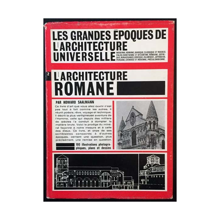1. L'architecture romane de Howard Saalman aux éditions Des deux-monde