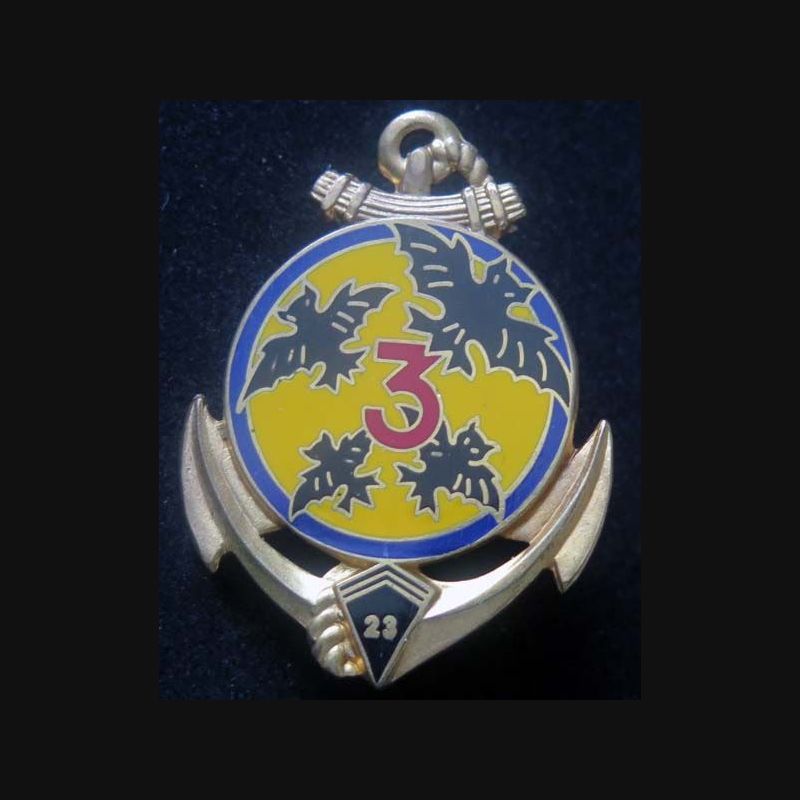Insigne Militaire 23e BIMA, 1re Cie - Dakar Delsart