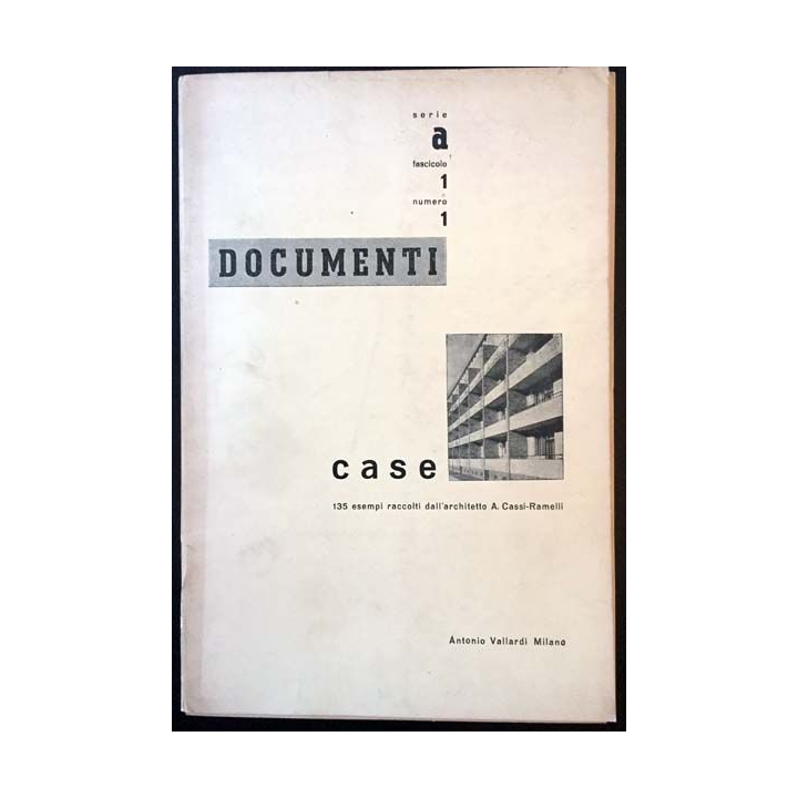 1. Documenti numero 1 Quaderni di composizione e tecnica di architecttura moderna aux éditions Antonio Vallardi