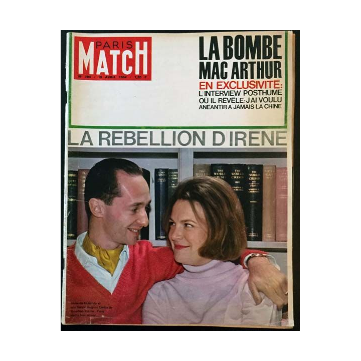 1. PARIS MATCH n°784 18 Avril 1964 : La bombe Mac Arthur en exclusivité