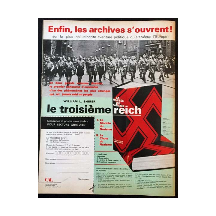 1. PARIS MATCH n°825 30 Janvier 1965 : Hommage à un géant Churchill