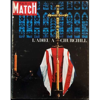1. PARIS MATCH n°826 6 Février 1965 : L'adieu à Churchill