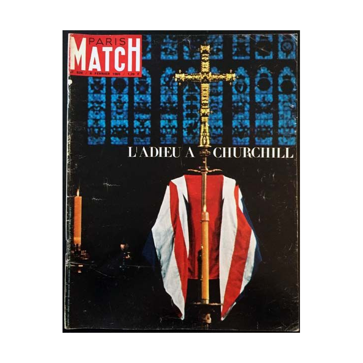 1. PARIS MATCH n°826 6 Février 1965 : L'adieu à Churchill