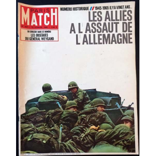 1. PARIS MATCH n°827 13 Février 1965 : Les alliés à l'assaut de l'Allemagne