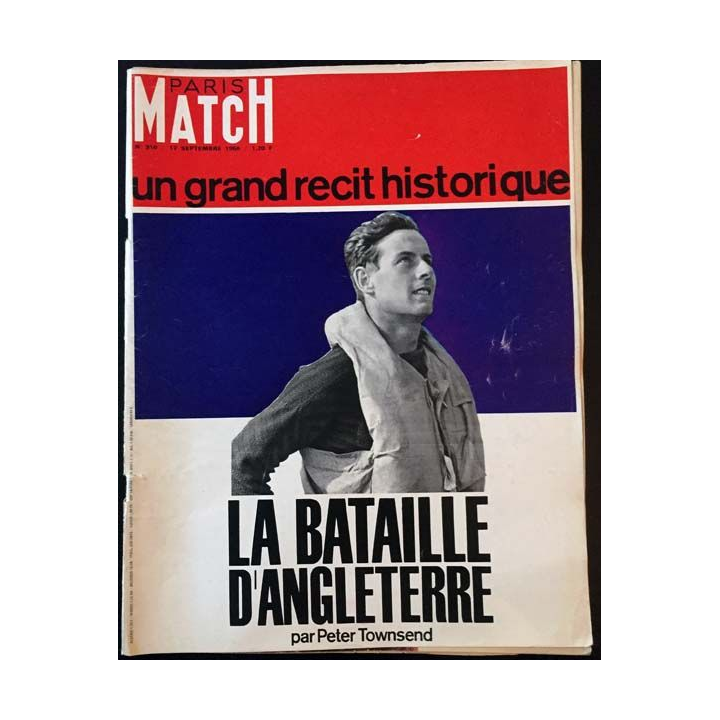 1. PARIS MATCH n°910 17 Septembre 1966 : La bataille d'Angleterre par Peter Townsend