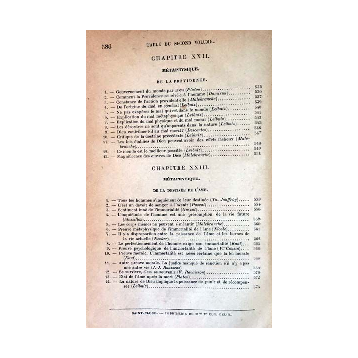 1. Lectures de philosophie ou fragments extraits des philosophes anciens et modernes de M. Émile Charles