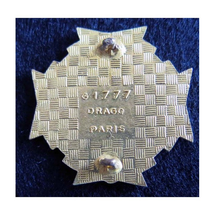 51° BS : Insigne métallique du 51° Bataillon des Services Drago Paris G. 1777  émail