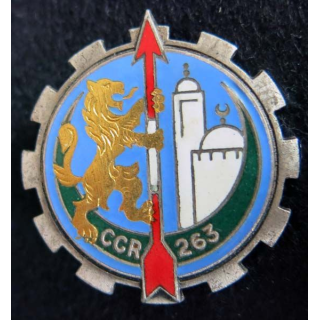 263° CCR : 263° compagnie de circulation routière Drago Paris G. 1299 en émail 