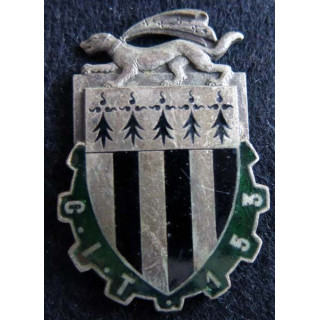 153° CIT : 153° centre d’Instruction du train Drago Paris G. 1247 émail épingle cassée 