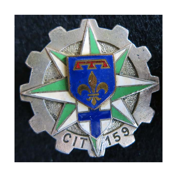 159° CIT :159° centre d’Instruction du train Drago Paris G. 1350 émail 