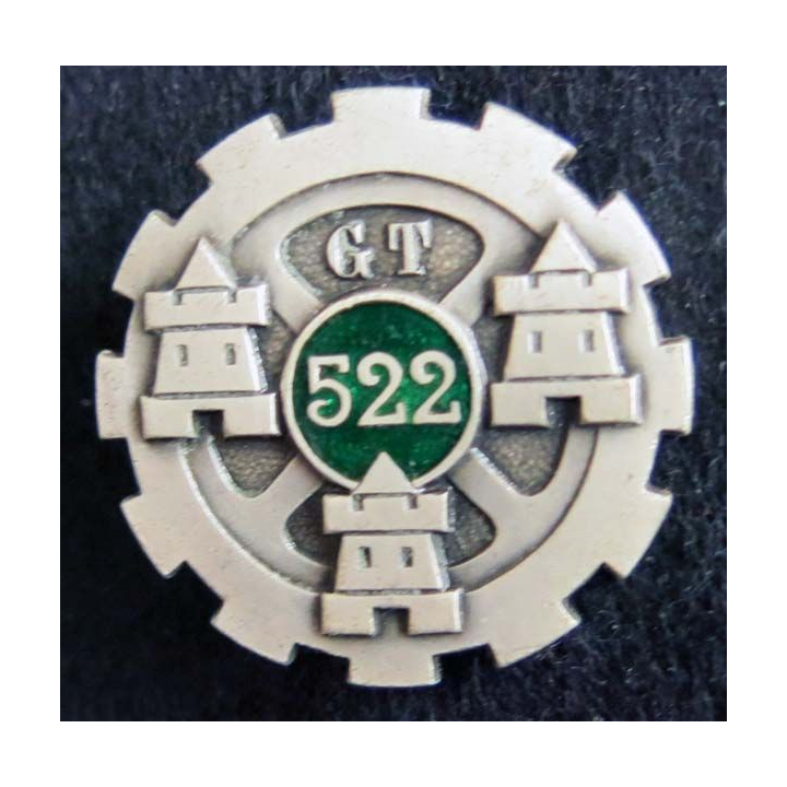 522° GT : 522° groupe de transport Drago Paris H. 610 en émail 