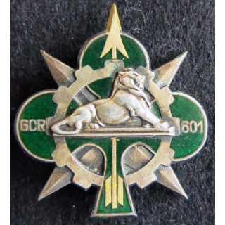 601° GCR : 601° groupe de circulation routière Drago G. 866, en relief émail 