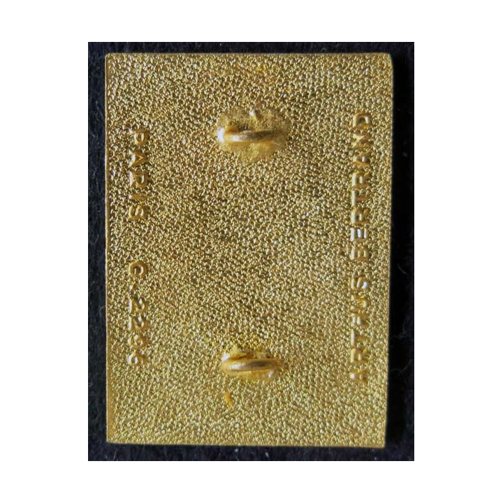 87° RS : Insigne métallique du 87° régiment de soutien de fabrication Arthus Bertrand G. 2296