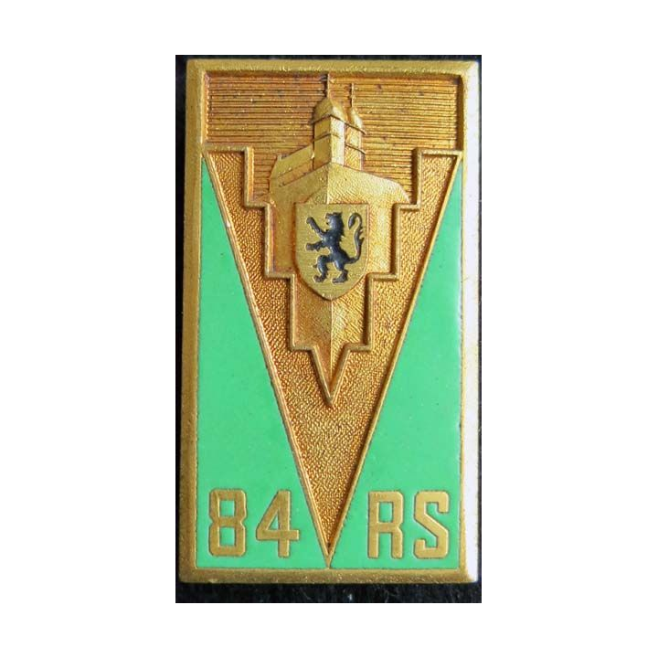 84° RS : 84° régiment de soutien Arthus Bertrand G. 2297 émail