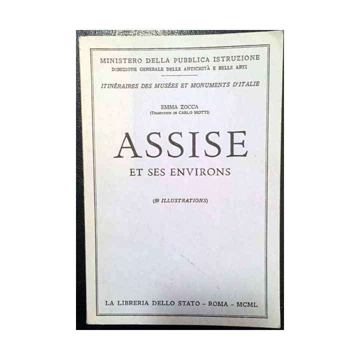 1. Assise n°81 de Emma Zocca aux éditions La Libreria Dello Stato - Roma