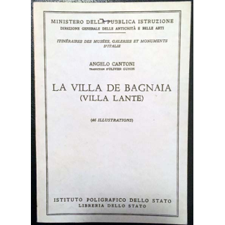 1. La villa de Bagnaia (Villa lante) n°94 de Angelo Cantoni aux éditions La Libreria Dello Stato - Roma