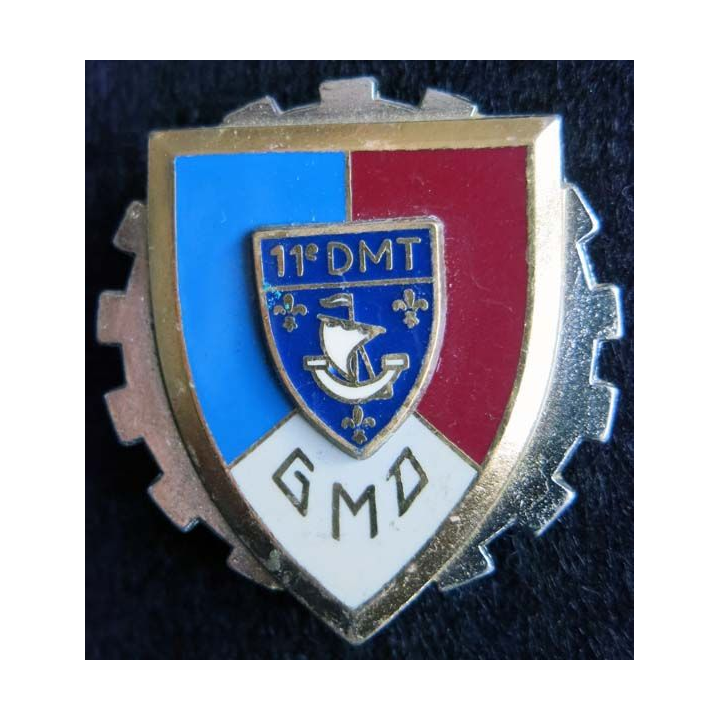  11° DMT GMD : groupement des moyens divisionnaires de la 11° D.M.T Drago  G. 2985