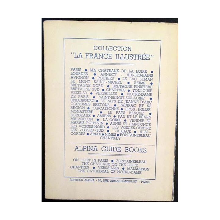 1. Les châteaux de la Loire de François Gebelin aux éditions Alpina