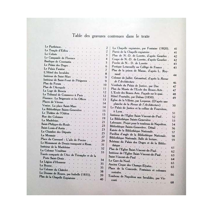 1. L'architecture et la sculpture en France de la Révolution à nos jours de Georges Gromort, André Fontainas