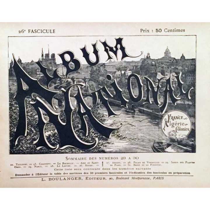 1. Album national France Algérie Colonies Tome 2 aux éditions L. Boulanger