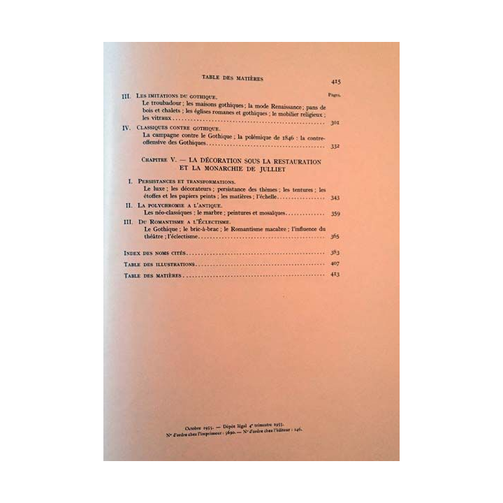 1. Histoire de l'architecture classique en France Tome VI La restauration et le gouvernement de Juillet 1815 - 1848