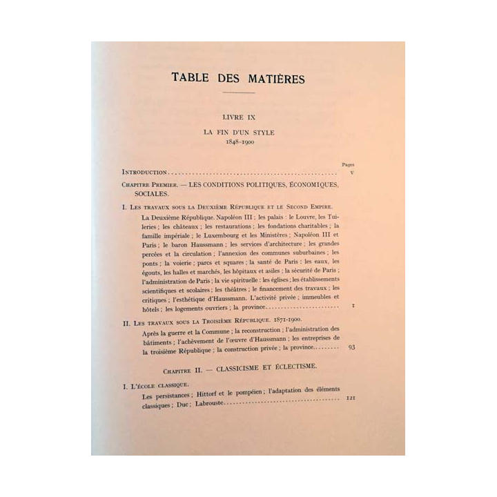 1. Histoire de l'architecture classique en France Tome VII La fin de l'architecture classique 1848 - 1900 de Louis Hautecoeur
