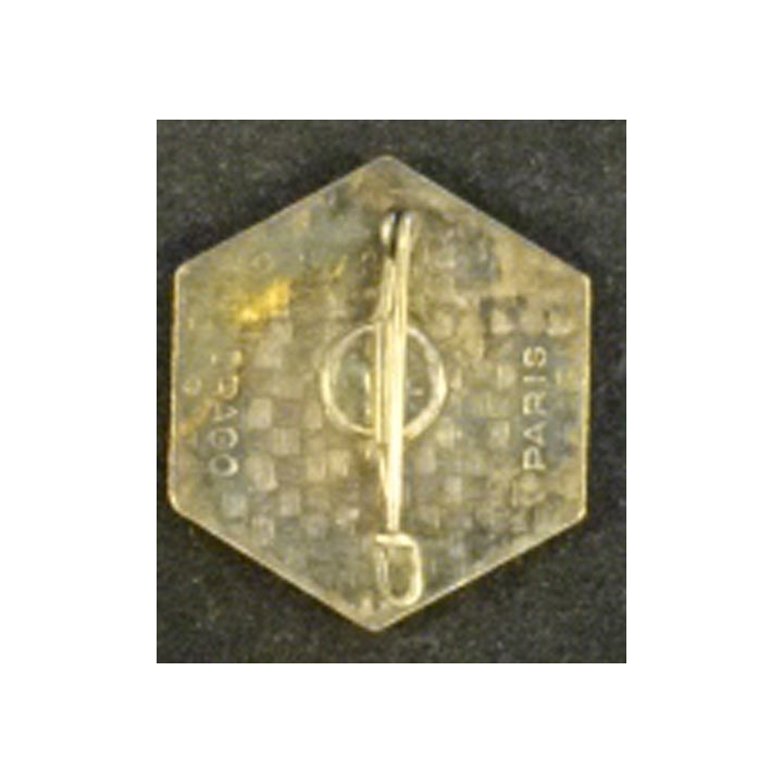 Ecole d'application du train Drago G.972 en émail dos guilloché