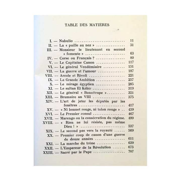 1. Bonaparte de André Castelot aux éditions Librairie académique Perrin
