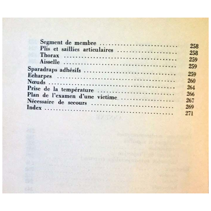 1. Manuel pratique de secourisme du médecin Général Genaud aux éditions France sélection