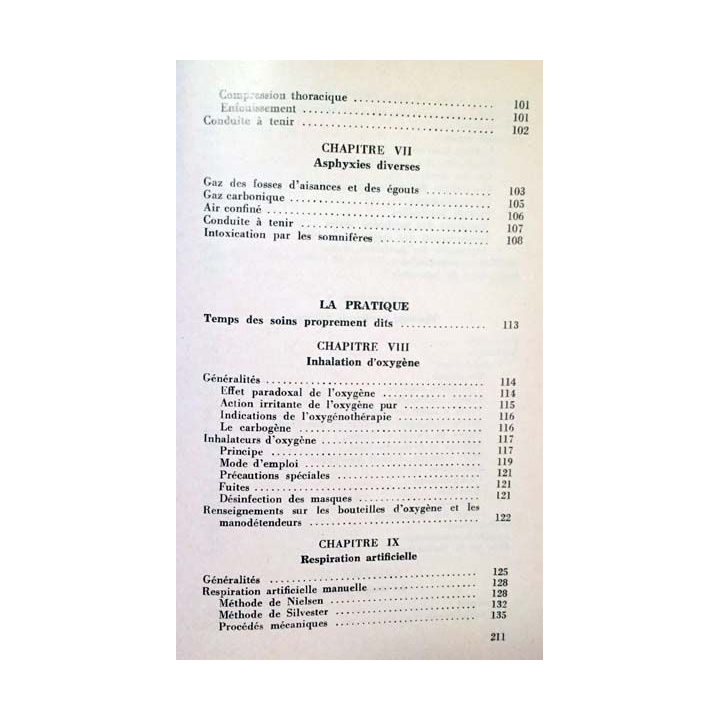 1. Manuel du secourisme en ranimation du médecin Général Genaud aux éditions France sélection