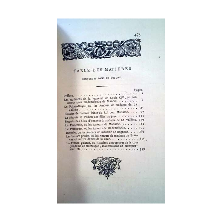 1. Histoire amoureuse des Gaules Tome II de Bussy Rabutin aux éditions P. Daffis
