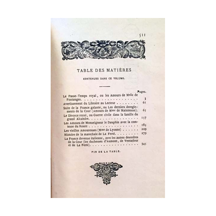 1. Histoire amoureuse des Gaules Tome III de Bussy Rabutin aux éditions P. Daffis