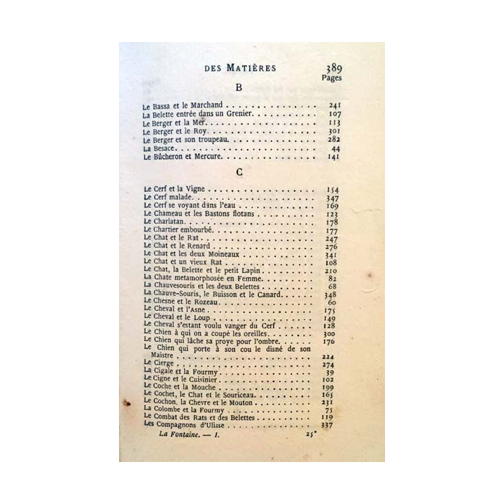 1. Oeuvres de La Fontaine Tome I de Ch. Marty-Laveaux aux éditions Paul Daffis