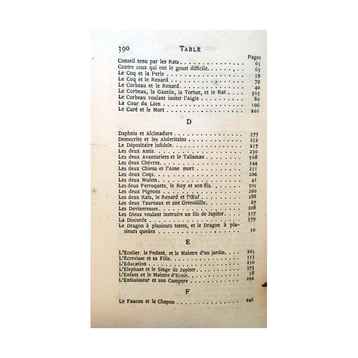 1. Oeuvres de La Fontaine Tome I de Ch. Marty-Laveaux aux éditions Paul Daffis