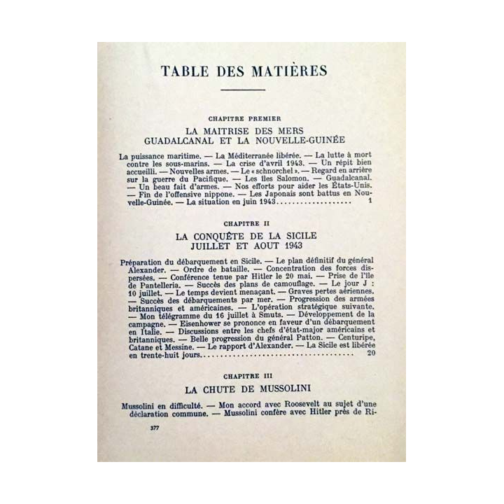 1. L'étau se referme Tome 1 L'Italie capitule 6 juin - 12 novembre 1943 de Winston S. Churchill aux éditions Librairie Plon