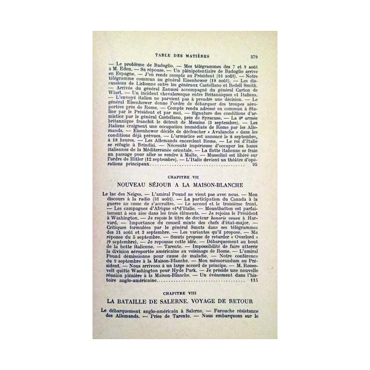 1. L'étau se referme Tome 1 L'Italie capitule 6 juin - 12 novembre 1943 de Winston S. Churchill aux éditions Librairie Plon